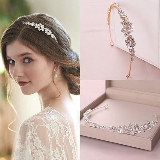 Women's Fashion Rhinestone Hair Hoop Crown
