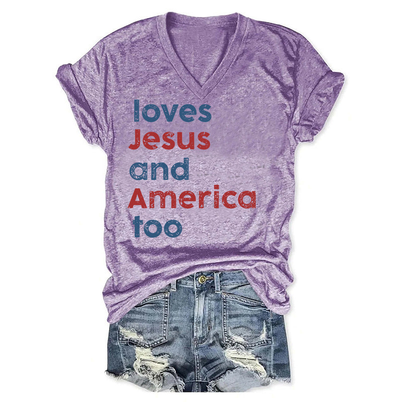 Trade Casual All-match Short-sleeved Women's Blouse