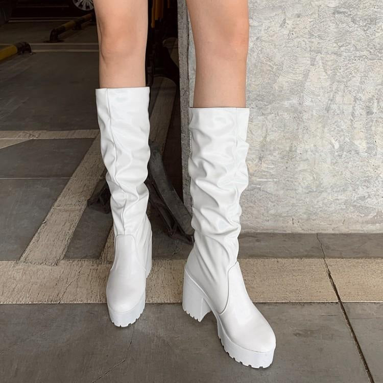 But Knee Boots Children's High-heeled Knee-length Boots