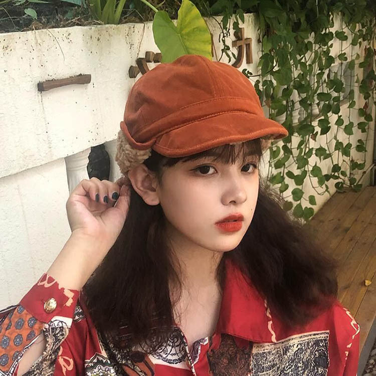Women's Thick Fleece Duck Tongue Baseball