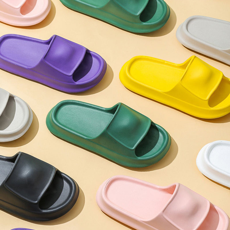 Soft Slippers EVA Home Shoes For Women Men Non-slip Bathroom Slippers