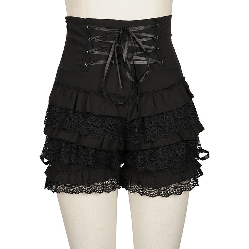 Lace High Waist Sexy Shorts