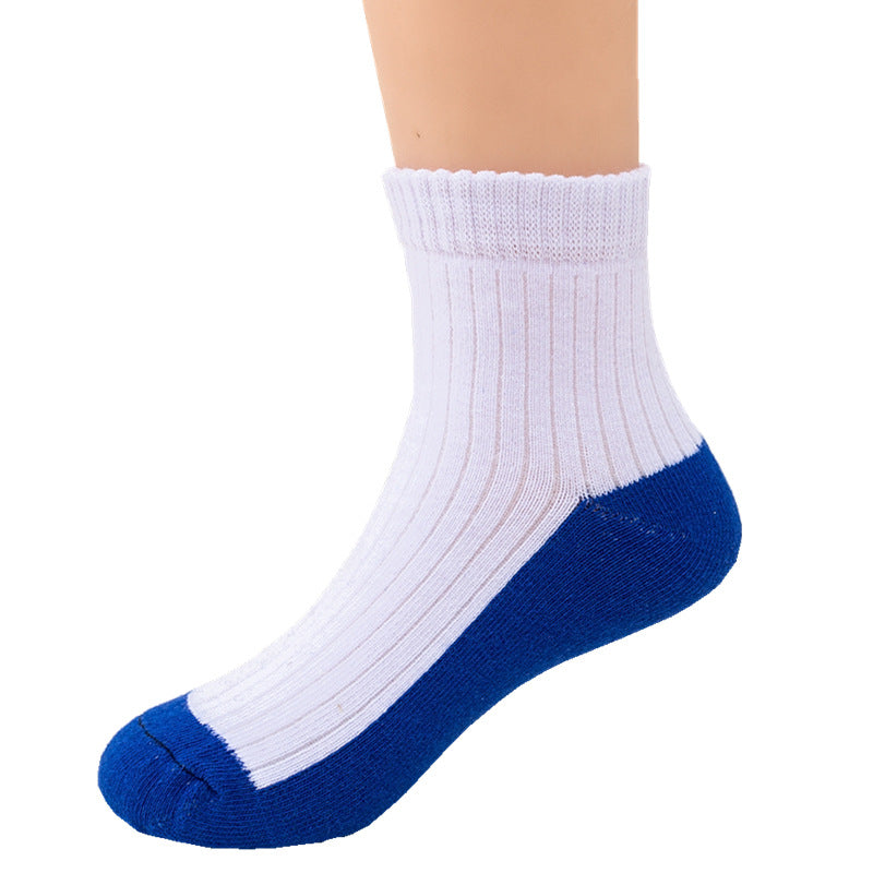 Spring Autumn Summer White Middle School Children's Socks