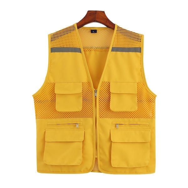 Children's Clothing Multi-pocket Reflective Waistcoat  Adult