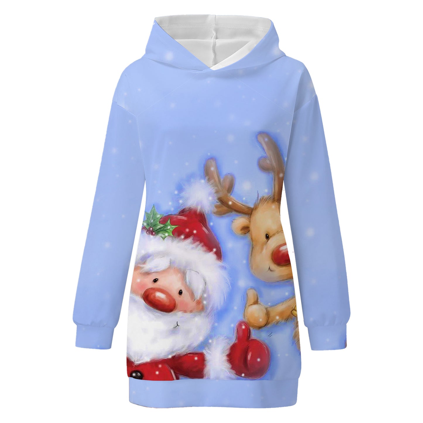 Christmas Print Hoodie Digital Printing