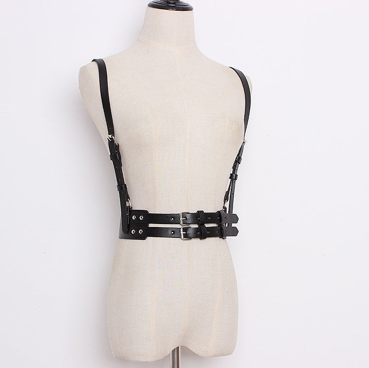 Decoration, Suspender Belt, Wide Belt, Dress All-match, Suspender-style Waist Belt