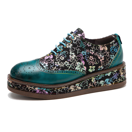 Women's Height Increasing Casual Retro Platform Shoes