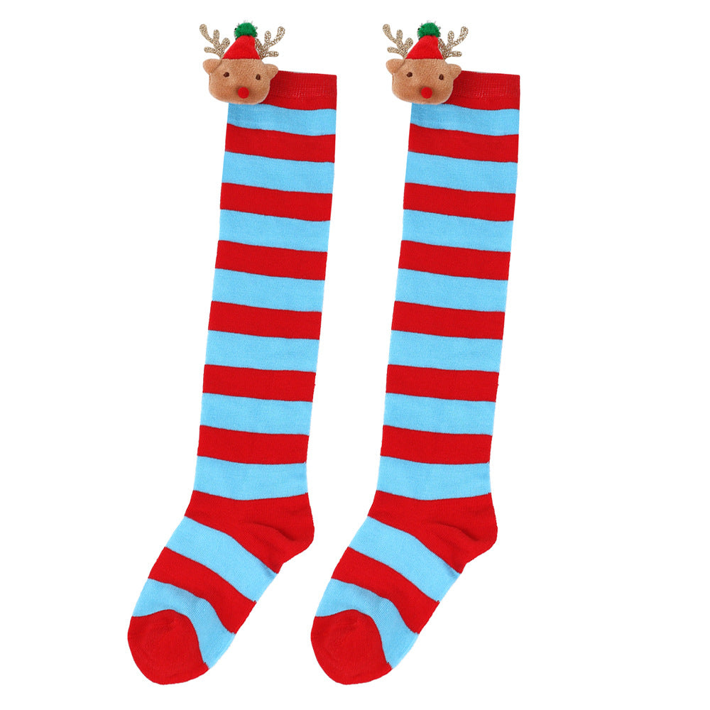 Children Christmas Stockings David's Deer Doll Medium And Large Children