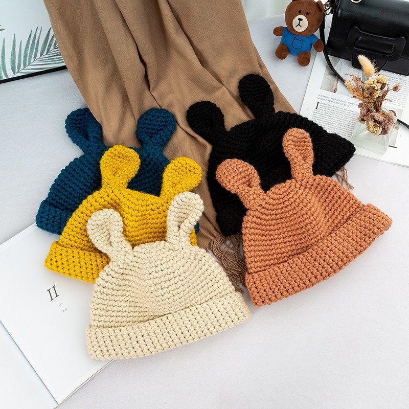 Cute Wool Hat Female Warm Student Soft Girl