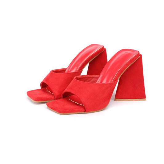 European And American Style Women's Plus Size High Heel Outer Wear