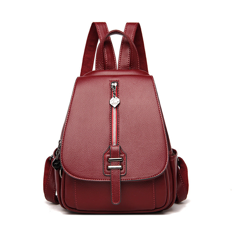 Soft Leather Ladies Backpack Practical And Fashionable Travel