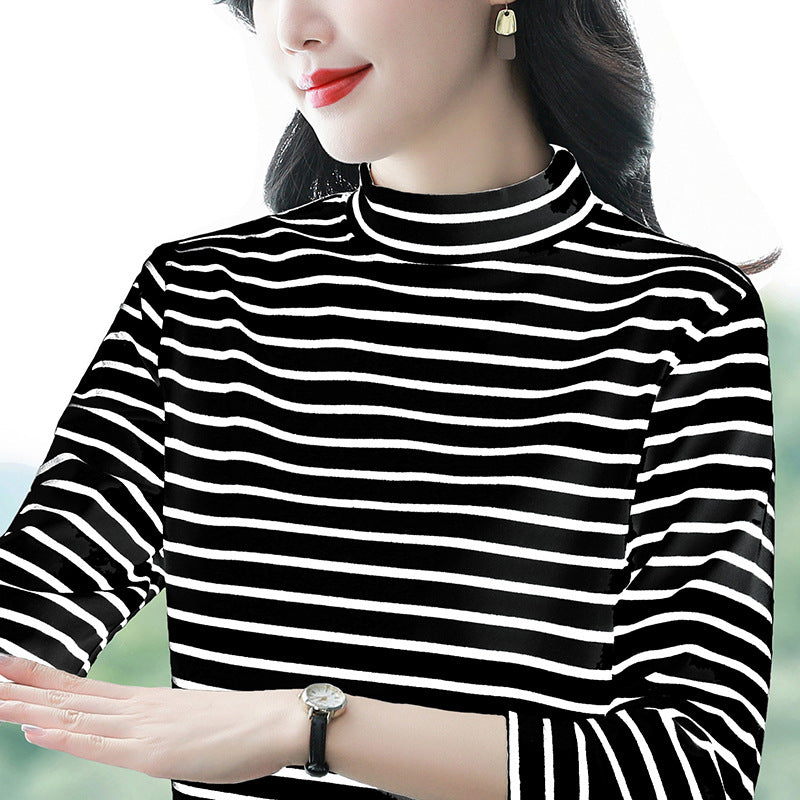 Women's AutumnWinter New Inner-Layer Warm Long-Sleeve Top