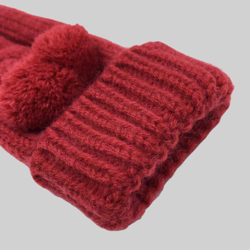 Men's And Women's Parent-child Warm Woolen Hats