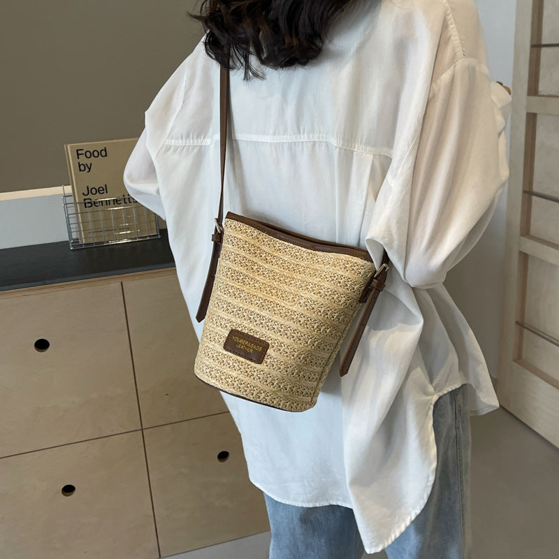 Summer Niche Women's Casual Beach Bucket Bag