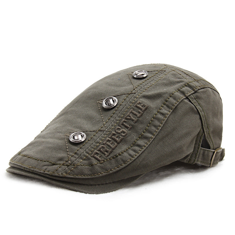 Men's And Women's Fashion Embroidery Cotton Hat
