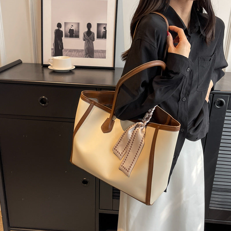 Texture Winter Commuter Tote Shoulder Bag
