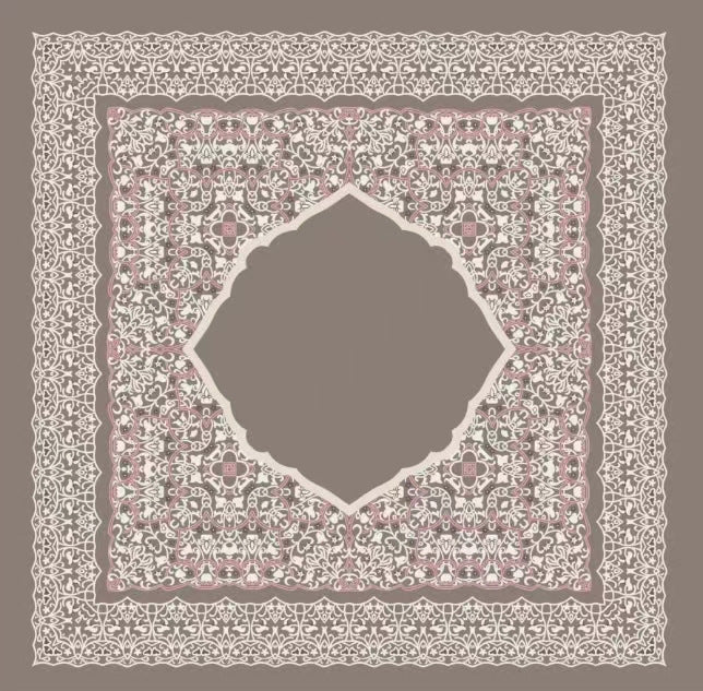Malay Headscarf Tencel Cotton Square Scarf Pattern Headscarf