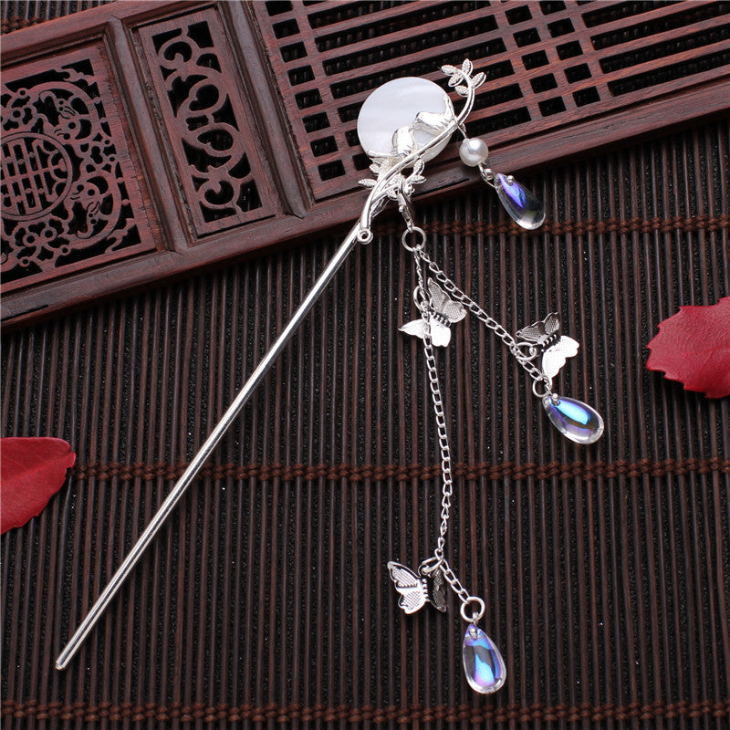 Alloy Hairpin God Stick Hairpin Ancient Style Shaking Hair Accessories Hanfu Accessories