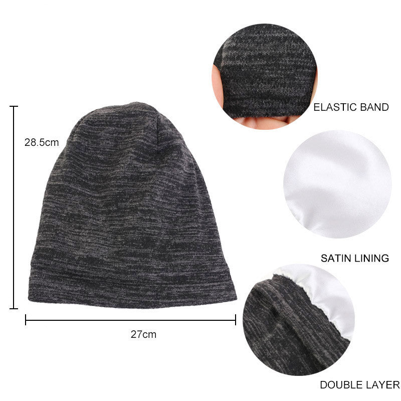 Two Tone Lined Satin Moon Hat