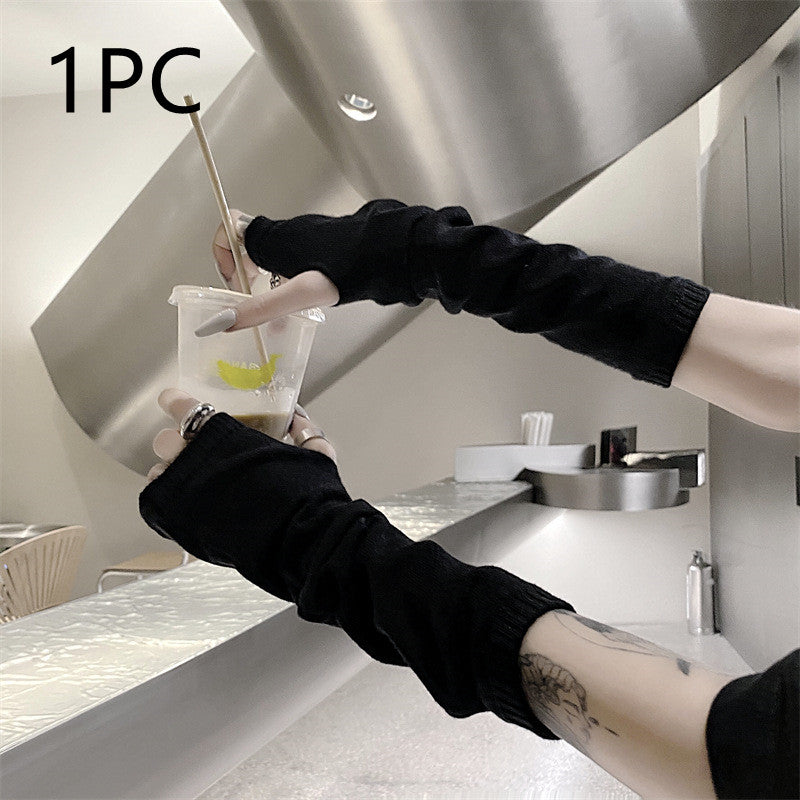 Half Sleeve Warm And Sunscreen Knitted Sleeve Fashion Jewelry