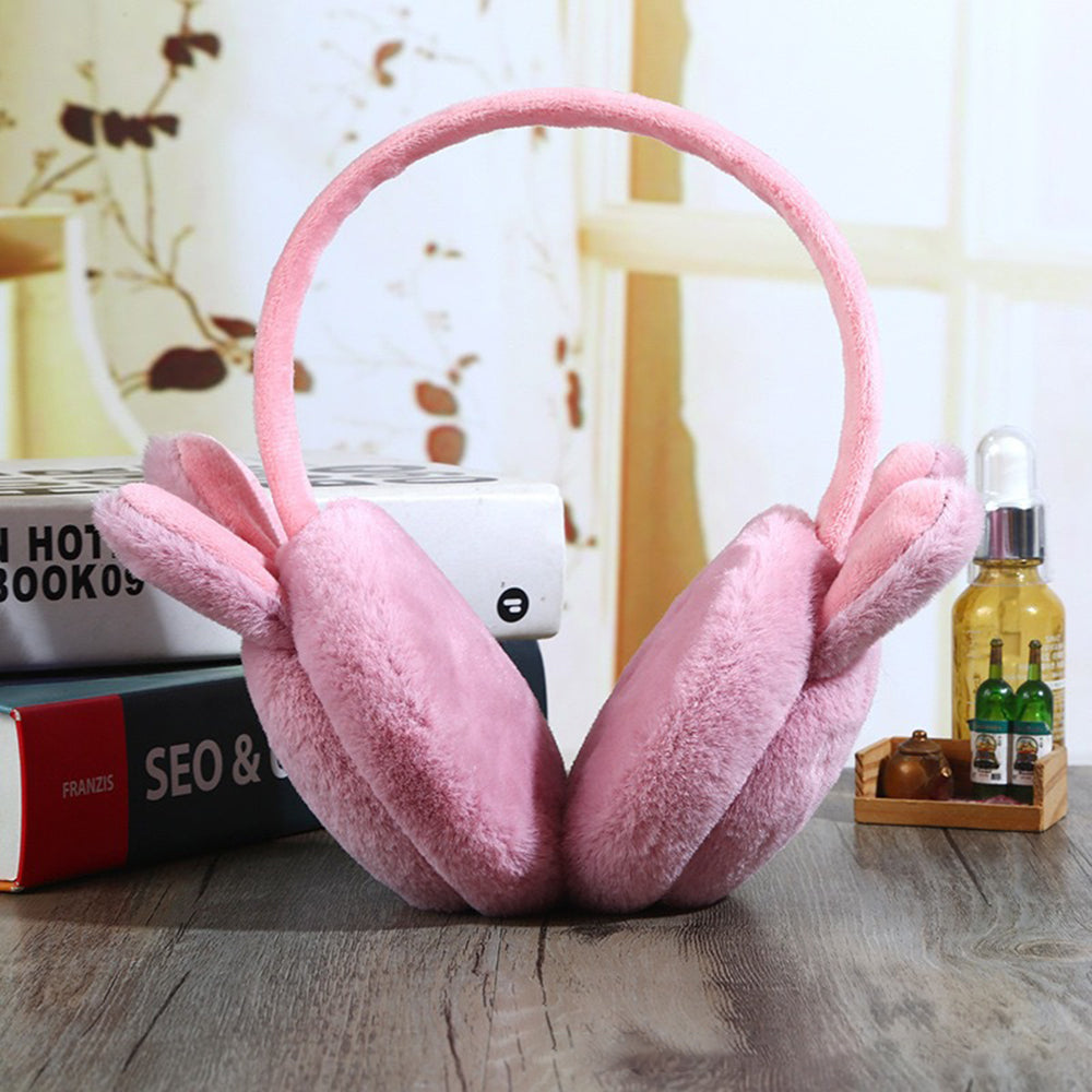 Creative Children's Folding Rabbit Ears Earmuffs Cartoon