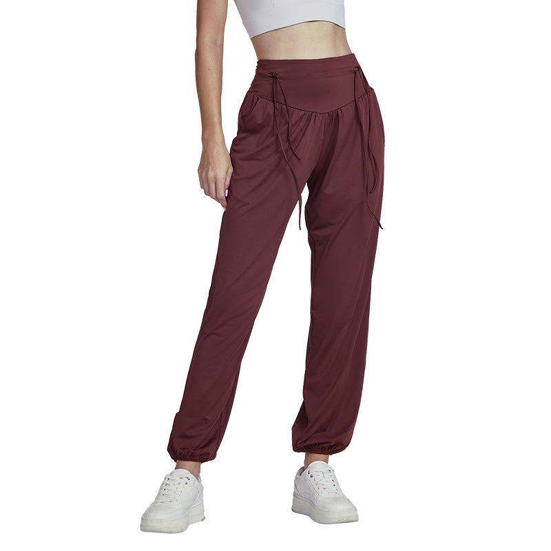High Waist Straight Loose-fit Tappered Trousers Women
