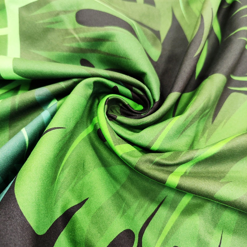 Cross-border Hot Selling Floral Hooded Laundry Quick-drying Towel Cloak Bathrobe Beach Towel Bathtub Pool Shawl Wholesale