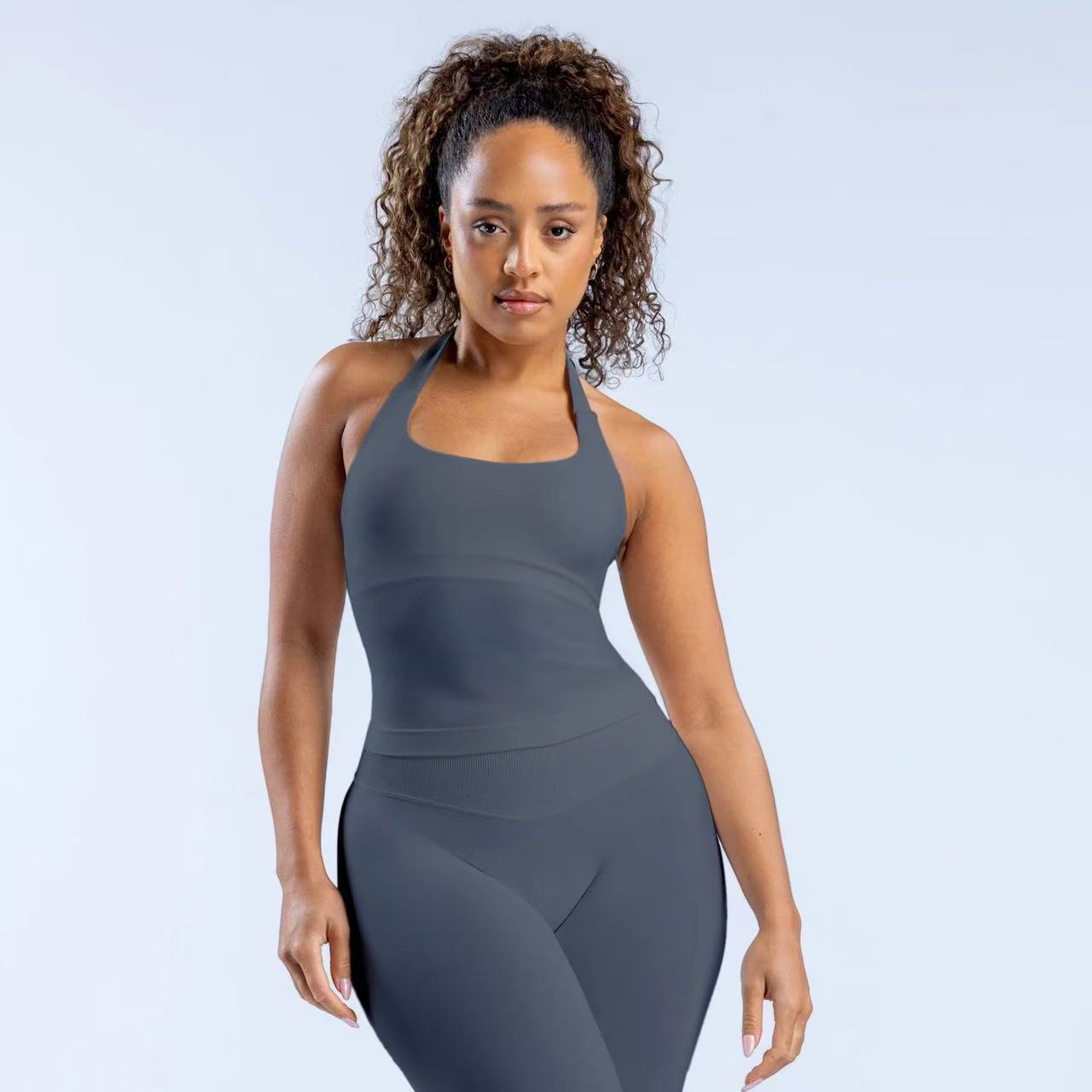 Seamless Yoga Backless Anti-exposure Sports Broadband Camisole