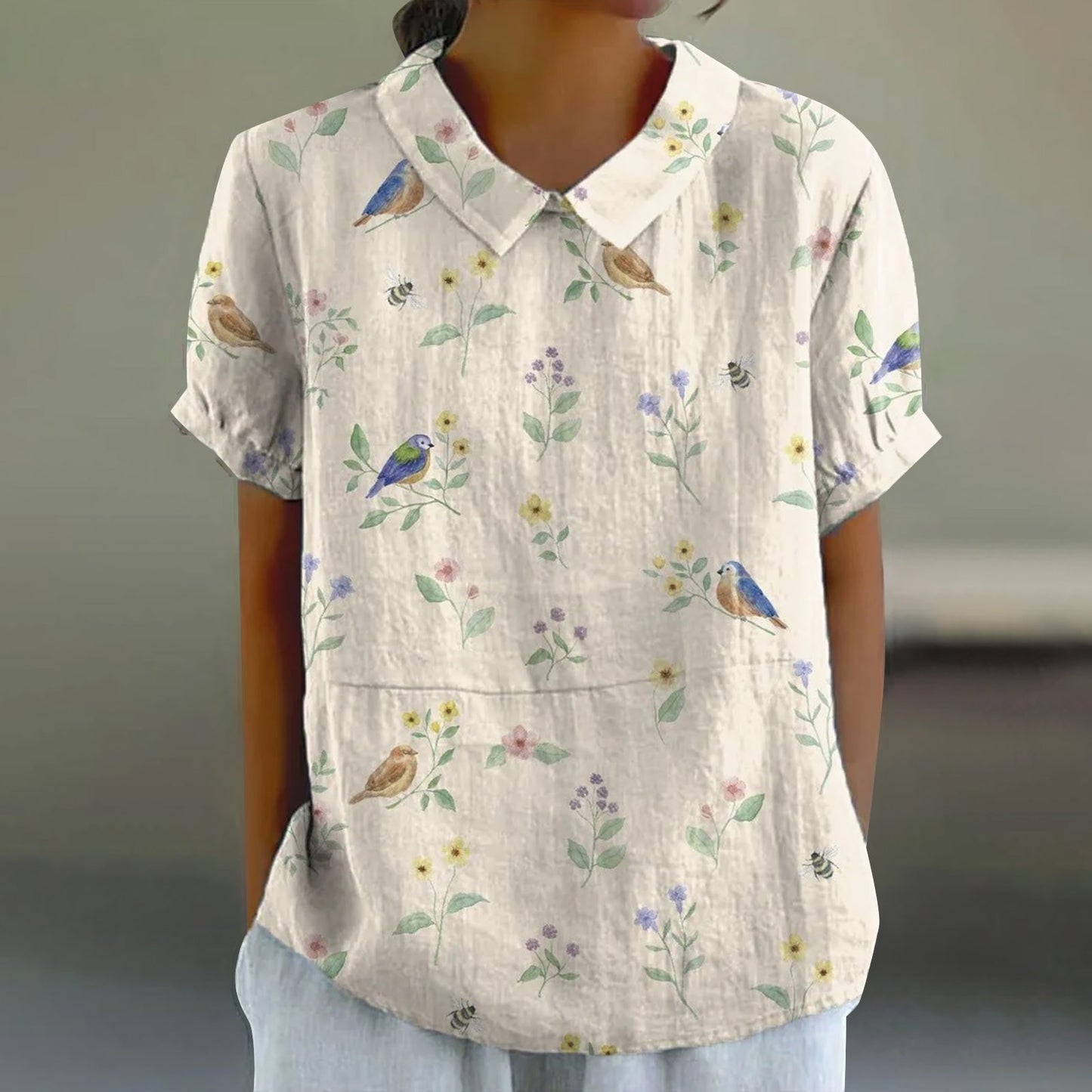 Summer Monsoon Short Sleeve Printing