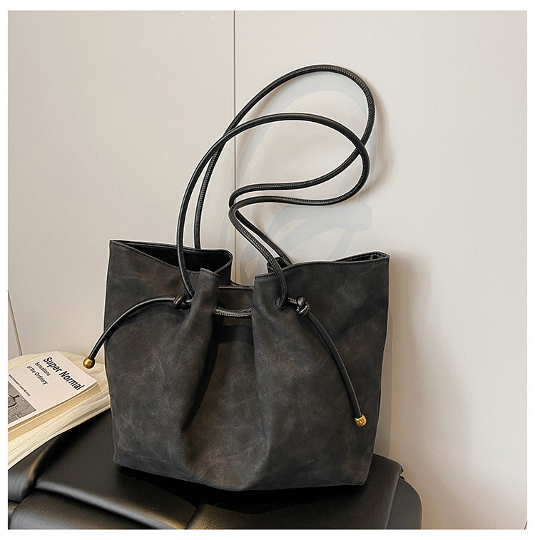 Vintage Commuter Tote Bag With Large Capacity For Women