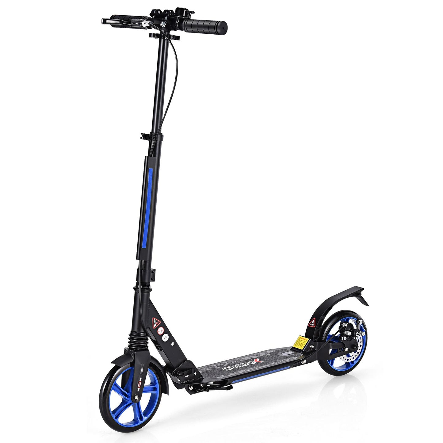 Klappbarer Kickscooter Mit Klingel & Ständer Höhenverstellbarer Scooter Roller Tretroller