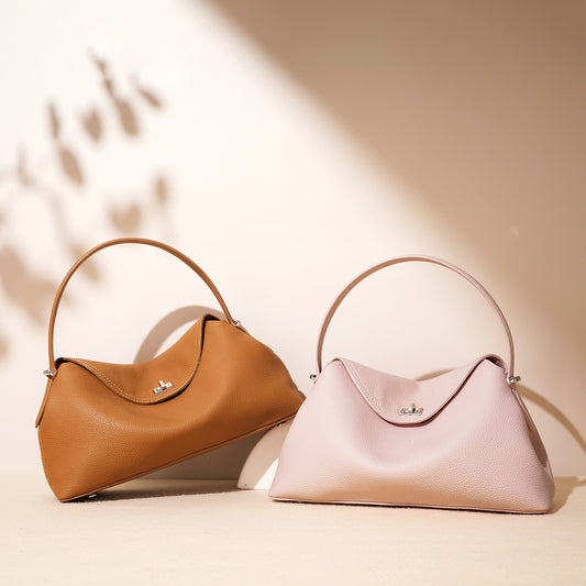 Shoulder Messenger Bag Fashionable All-match Bag Cowhide Leather