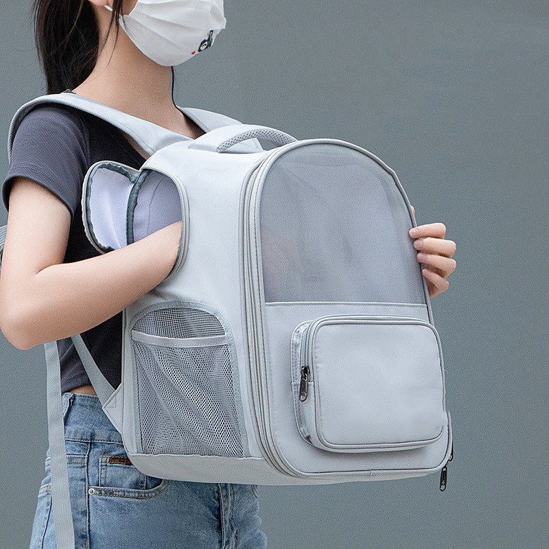Pet Cats And Kittens Out Portable Large Capacity Backpack