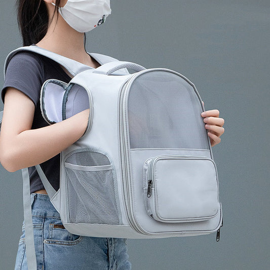 Pet Cats And Kittens Out Portable Large Capacity Backpack