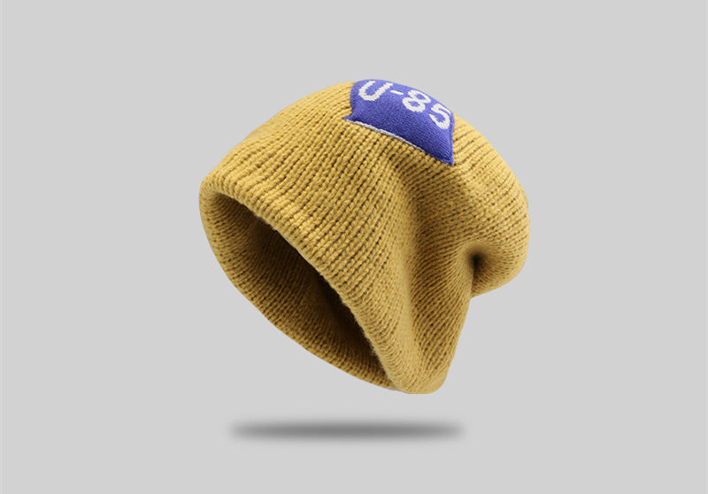 Women's Large Head Circumference Warm Knitted Hat