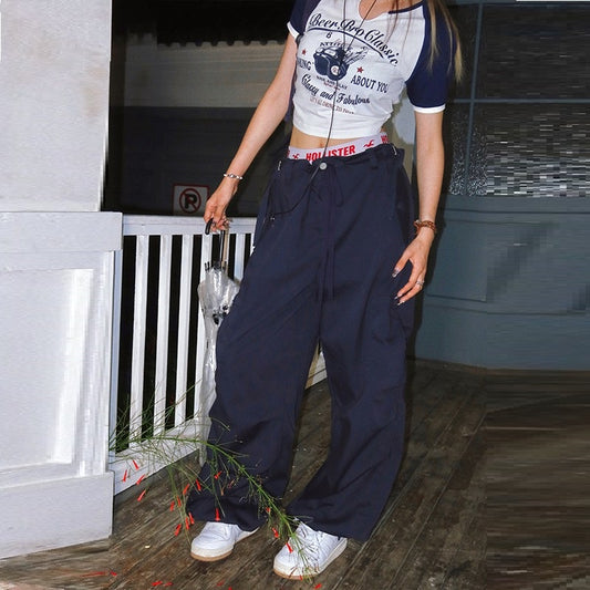 Ruffled And Bound Feet, Retro Street High Street Hot Girls' Overalls