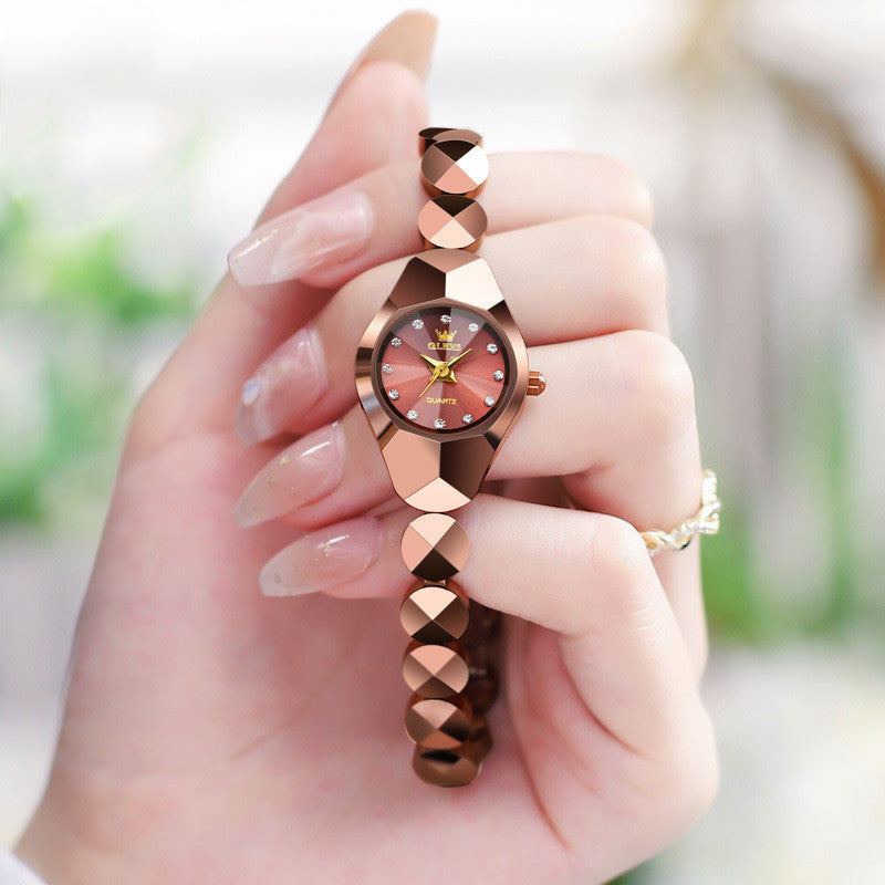 Armbånd Keramisk Wolfram Stål Quartz Ur
