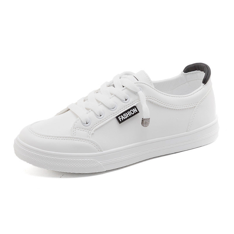 Popular White Versatile Internet-famous Skateboard Trendy Breathable White Shoes