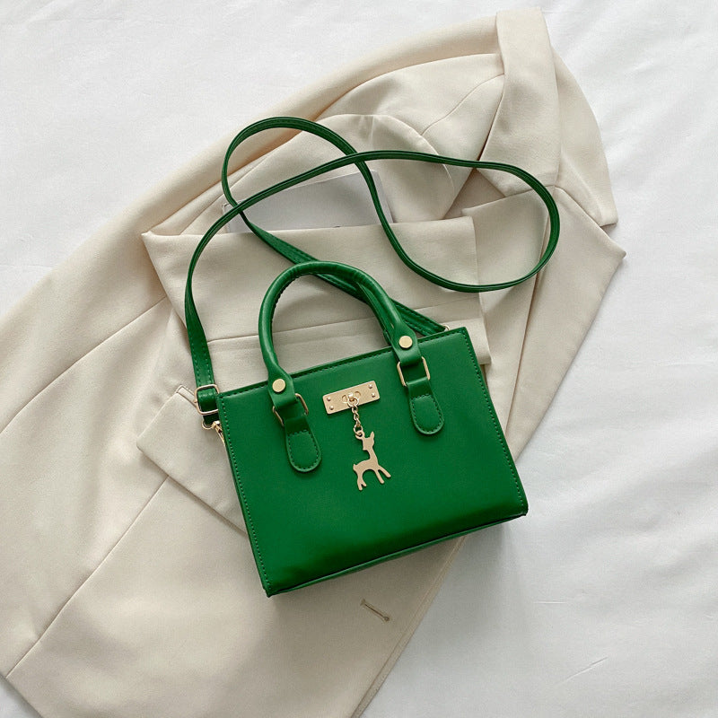 Women's Fashion Small Solid Color Square Bag