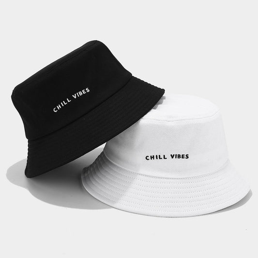 European And American Fashion Small Letter Embroidered Fisherman Hat