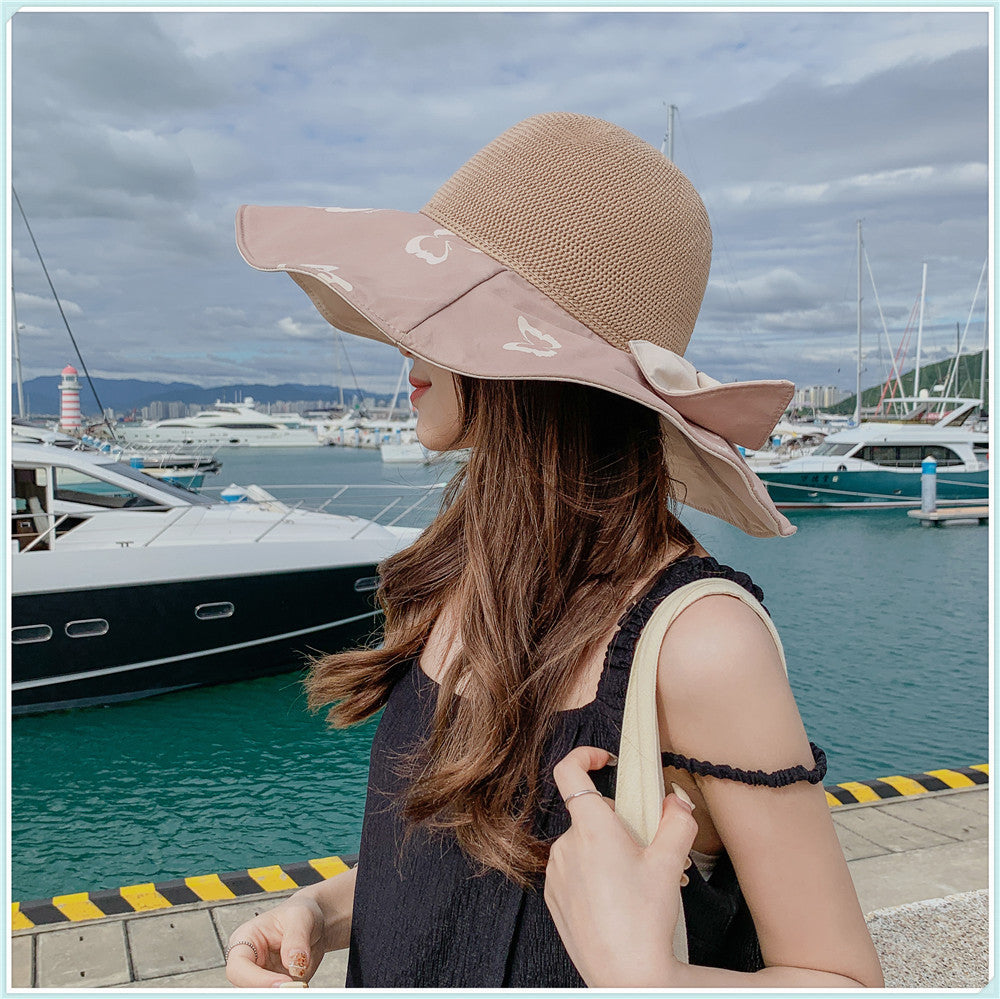 Women's Korean Style Spring And Summer Knitted Fisherman Hat