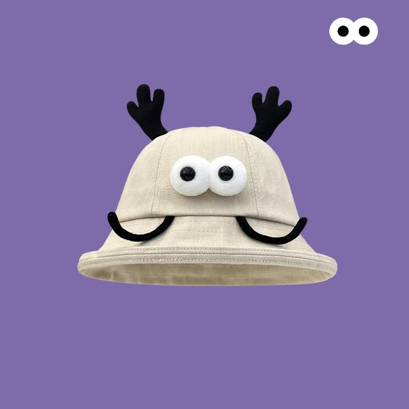 Spring And Summer Cute New Cartoon Frog Fisherman Hat