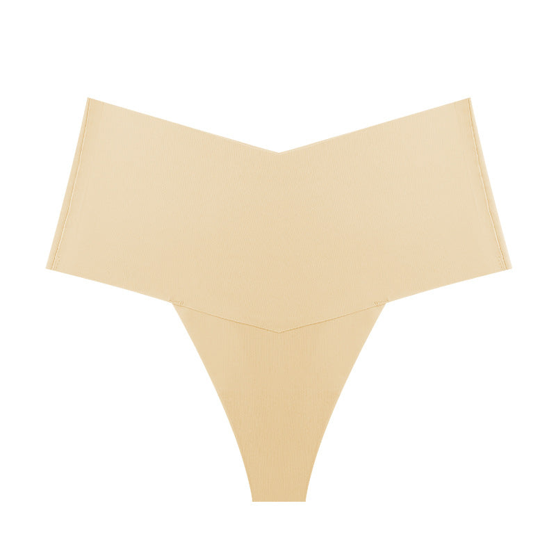 Women's Seamless Ice Silk Cotton Crotch Underwear