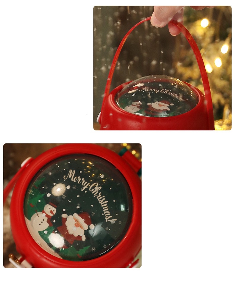 Christmas Small Gift Plastic Handbag