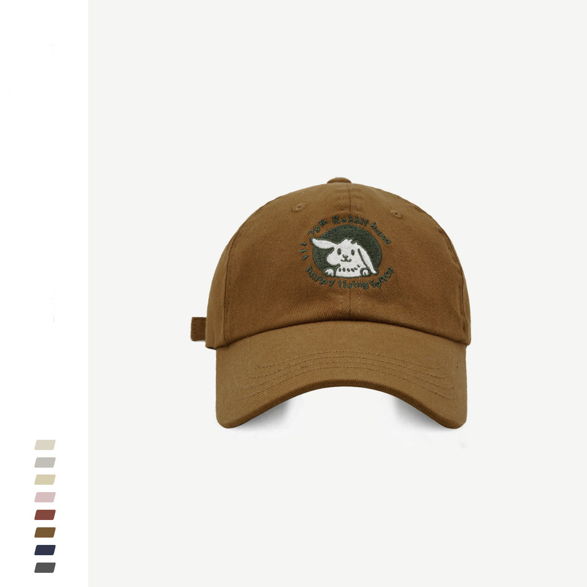 Hat Female Sweet Cute Rabbit Embroidered Baseball Cap