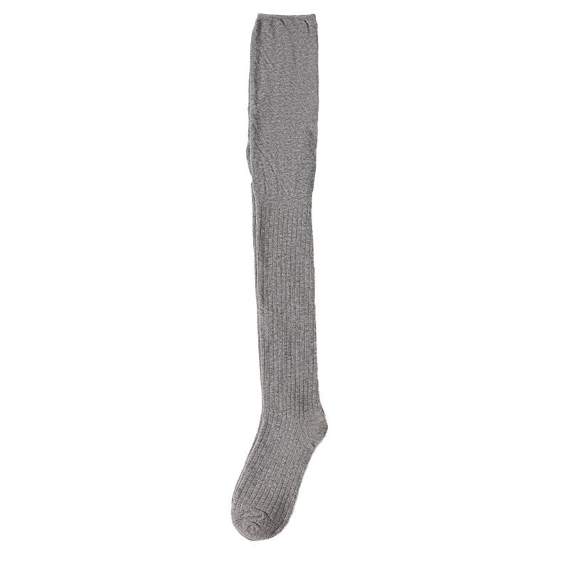 Autumn And Winter Stitching Over Knee Thigh High Socks