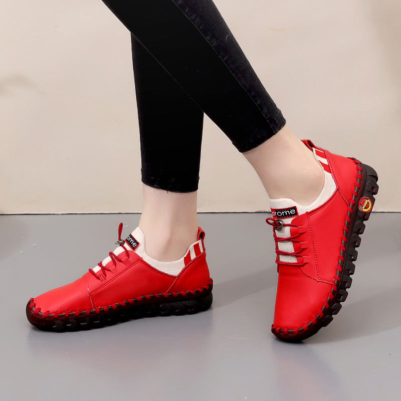 Women's Tendon Sole Casual Elasticity Fashion Little White Shoemaker