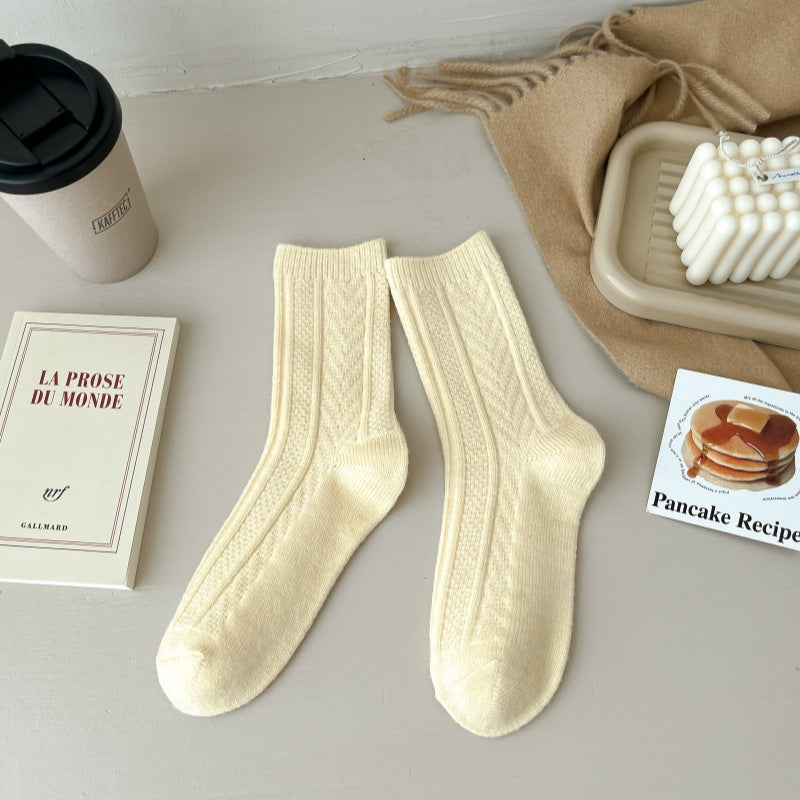 Womens Thick Insulated Mid-calf Stockings