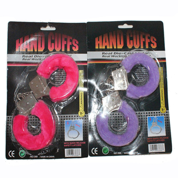 Plastic Handcuffs Toy Magic Prop Iron