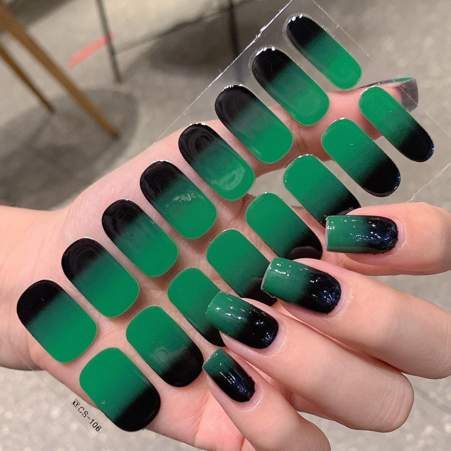 Gradient Color Nail Sticker Spring And Summer Comely Finger